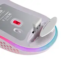 Mars Gaming MMW3W, Ratón Gaming Inalámbrico, RGB Flow, Ultraligero 79 g, 3200 DPI,