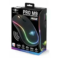 Spirit of Gamer PRO-M9 ratón Juego Ambidextro RF inalámbrico Óptico 4200 DPI