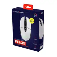 Trust GXT 110 FELOX ratón Juego mano derecha RF inalámbrico Óptico 4800 DPI