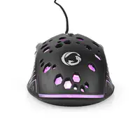 Nedis GMWD410BK ratón Juego mano derecha USB tipo A Óptico 7200 DPI