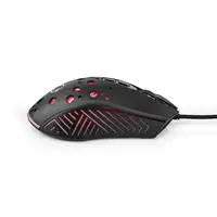 Nedis GMWD410BK ratón Juego mano derecha USB tipo A Óptico 7200 DPI