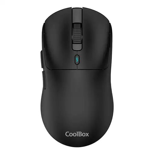 CoolBox GAMING RATON W03 NEGRO ULTRALIGERO INALAMBRICO RECARGABLE RF+BT+USB-C 10.0