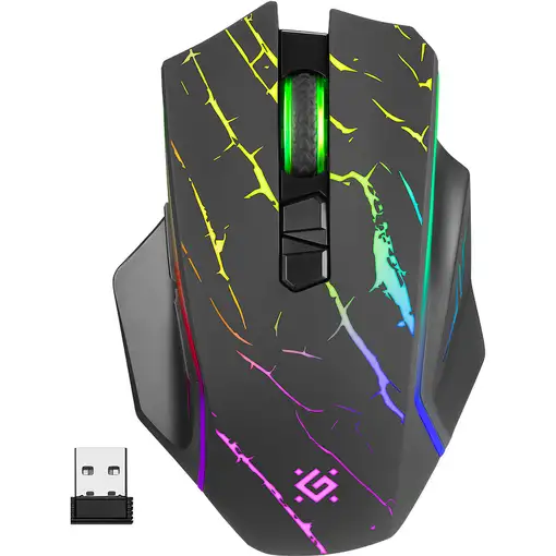 Defender URAN GM-503 ratón Juego mano derecha RF inalámbrico Óptico 3200 DPI