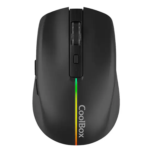 CoolBox GAMING RATON W01 NEGRO INALAMBRICO RECARGABLE 1600DPI SILENTCLICK