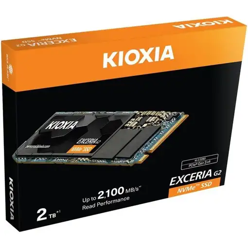 Kioxia Exceria G2 2 TB M.2 PCI Express 3.1a NVMe BiCS FLASH TLC