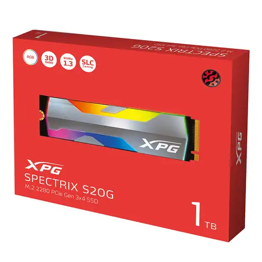 XPG SPECTRIX S20G 500 GB M.2 PCI Express 3.0 NVMe 3D NAND