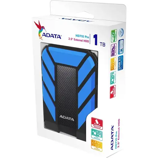 ADATA HD710 Pro disco duro externo 1 TB 2.5'' Micro-USB B 3.2 Gen 1 (3.1 Gen 1) Neg