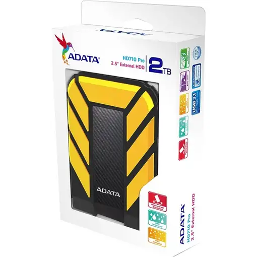 ADATA HD710 Pro disco duro externo 2 TB 2.5'' Micro-USB B 3.2 Gen 1 (3.1 Gen 1) Neg