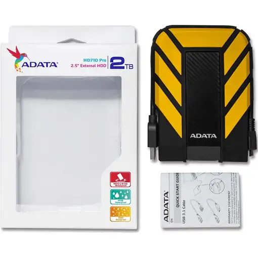 ADATA HD710 Pro disco duro externo 2 TB 2.5'' Micro-USB B 3.2 Gen 1 (3.1 Gen 1) Neg