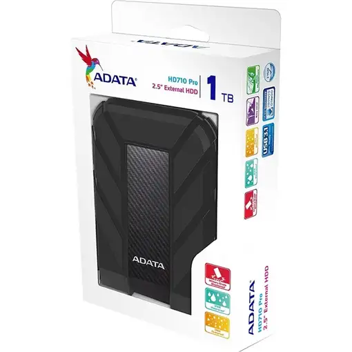 ADATA HD710 Pro disco duro externo 1 TB 2.5'' Micro-USB B 3.2 Gen 1 (3.1 Gen 1) Neg