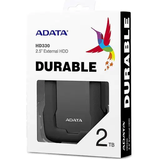 ADATA HD330 disco duro externo 2 TB 2.5'' Micro-USB B 3.2 Gen 1 (3.1 Gen 1) Negro