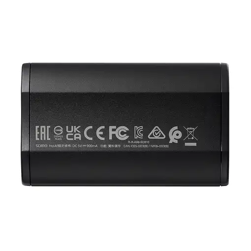 ADATA SD810 500 GB USB Tipo C USB 3.2 Gen 2x2 Negro