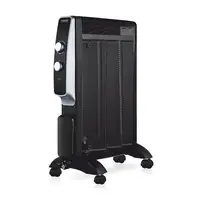 Haeger MH-15B.007A calefactor eléctrico Interior Negro, Acero 1500 W