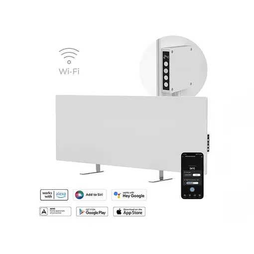 AENO Radiador Premium Eco Smart LED Heater GH3S Blanco