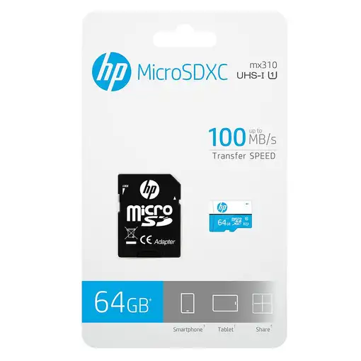 HP HFUD064-1U1BA memoria flash 64 GB MicroSDXC UHS-I Clase 10