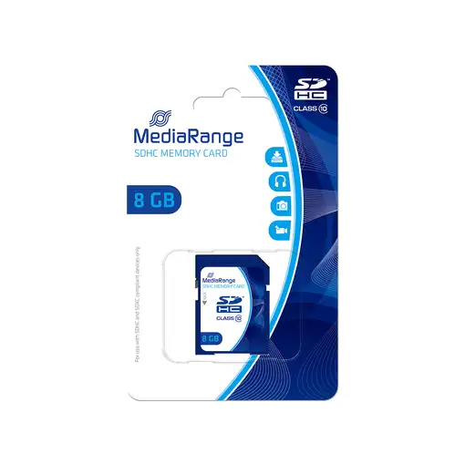 MediaRange MR962 memoria flash 8 GB SDHC Clase 10