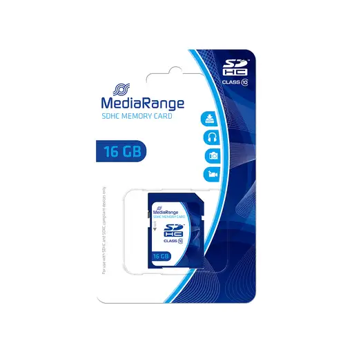 MediaRange MR963 memoria flash 16 GB SDHC Clase 10