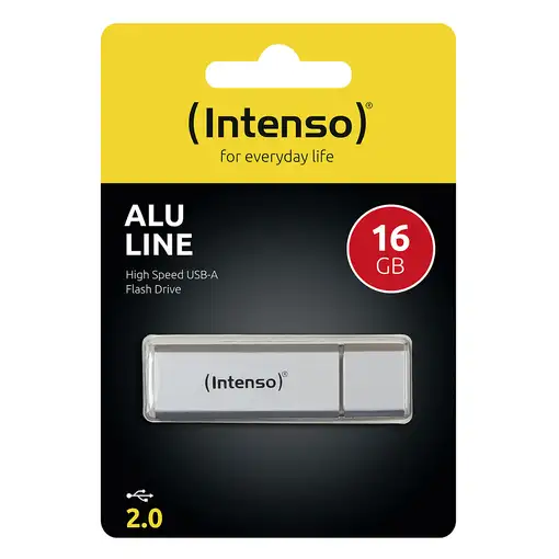 Intenso Alu Line unidad flash USB 16 GB USB tipo A 2.0 Plata