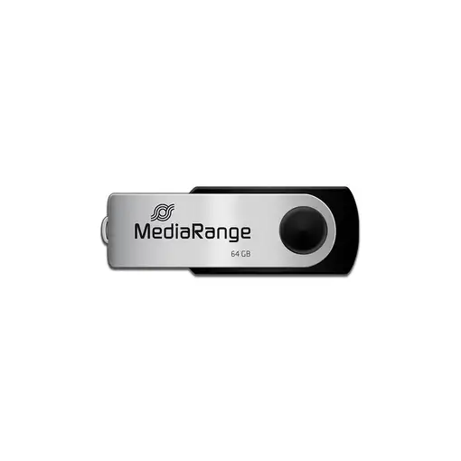MediaRange 64GB USB 2.0 unidad flash USB USB Type-A / Micro-USB Negro, Plata