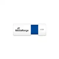 MediaRange MR971 unidad flash USB 8 GB USB tipo A 2.0 Azul, Blanco