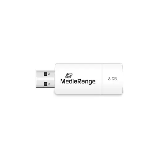 MediaRange MR971 unidad flash USB 8 GB USB tipo A 2.0 Azul, Blanco