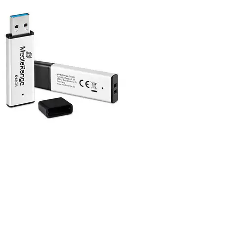 MediaRange MR1904 unidad flash USB 512 GB USB tipo A 3.2 Gen 1 (3.1 Gen 1) Negro,