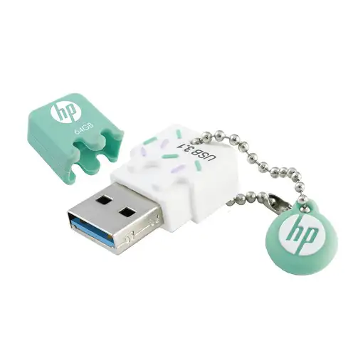 HP x778w unidad flash USB 64 GB USB tipo A 3.2 Gen 1 (3.1 Gen 1) Verde, Blanco