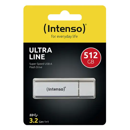 Intenso Ultra Line unidad flash USB 512 GB USB tipo A 3.2 Gen 1 (3.1 Gen 1) Plata