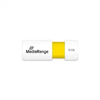 MediaRange MR972 unidad flash USB 16 GB USB tipo A 2.0 Blanco, Amarillo