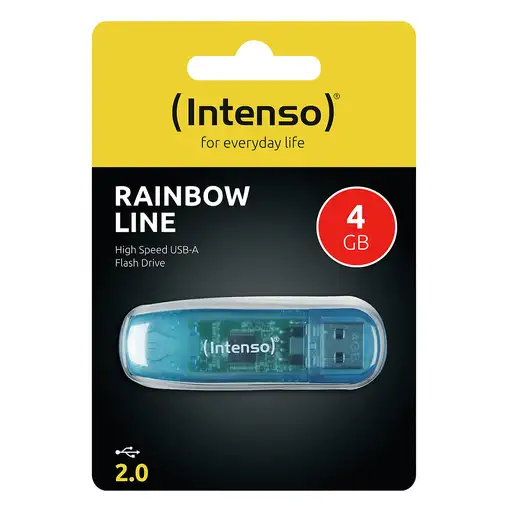 Intenso Rainbow Line unidad flash USB 4 GB USB tipo A 2.0 Azul
