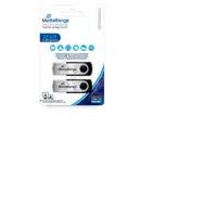 MediaRange MR911-2 unidad flash USB 32 GB USB tipo A 2.0 Negro, Plata