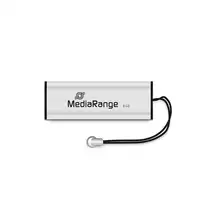 MediaRange MR914 unidad flash USB 8 GB USB tipo A 3.2 Gen 1 (3.1 Gen 1) Negro, Pla