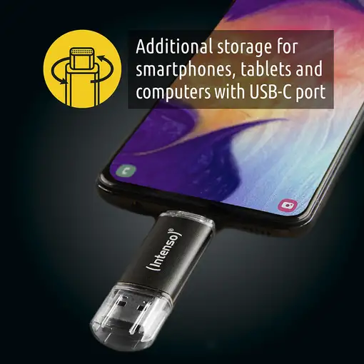 Intenso 3539490 unidad flash USB 64 GB USB Type-A / USB Type-C 3.2 Gen 1 (3.1 Gen