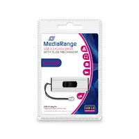 MediaRange MR917 unidad flash USB 64 GB USB tipo A 3.2 Gen 1 (3.1 Gen 1) Negro, Pl