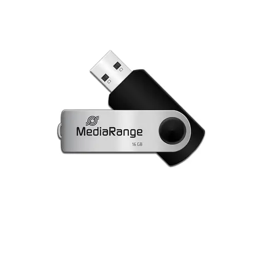 MediaRange MR910 unidad flash USB 16 GB USB Type-A / Micro-USB 2.0 Negro, Plata