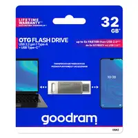 Goodram ODA3 unidad flash USB 32 GB USB Type-A / USB Type-C 3.2 Gen 1 (3.1 Gen 1)