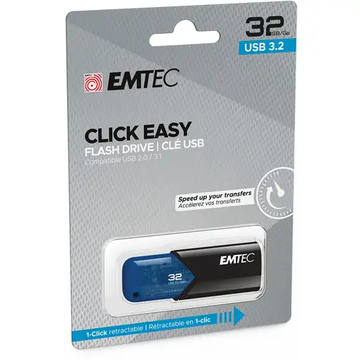 Emtec B110 Click Easy 3.2 unidad flash USB 32 GB USB tipo A 3.2 Gen 2 (3.1 Gen 2)
