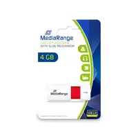 MediaRange MR970 unidad flash USB 4 GB USB tipo A 2.0 Rojo, Blanco