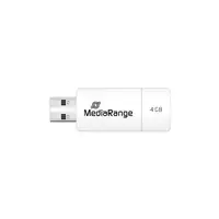 MediaRange MR970 unidad flash USB 4 GB USB tipo A 2.0 Rojo, Blanco