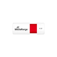 MediaRange MR970 unidad flash USB 4 GB USB tipo A 2.0 Rojo, Blanco