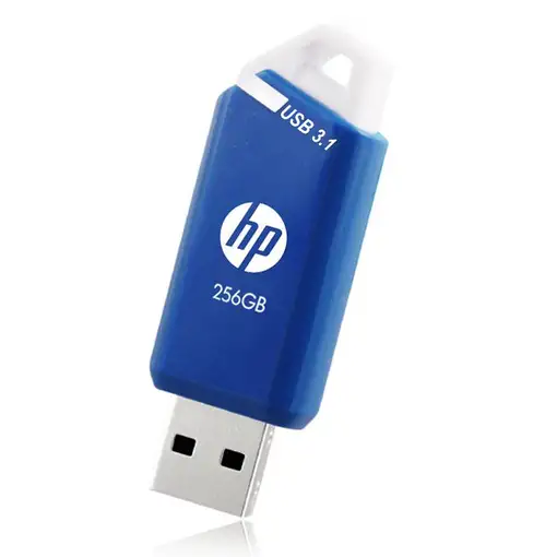 HP x755w unidad flash USB 256 GB USB tipo A 3.2 Gen 1 (3.1 Gen 1) Azul, Blanco