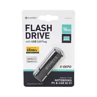 Platinet PMFU316 unidad flash USB 16 GB USB tipo A 3.2 Gen 2 (3.1 Gen 2) Negro