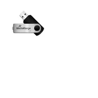 MediaRange MR910-3 unidad flash USB 16 GB USB tipo A 2.0 Negro, Plata