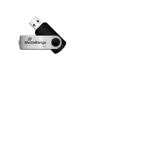 MediaRange MR910-3 unidad flash USB 16 GB USB tipo A 2.0 Negro, Plata