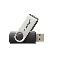 Intenso Basic Line unidad flash USB 64 GB USB tipo A 2.0 Negro, Plata