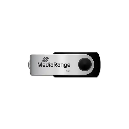 MediaRange MR908 unidad flash USB 8 GB USB Type-A / Micro-USB 2.0 Negro, Plata