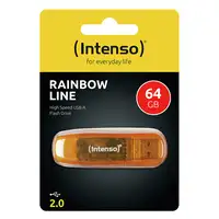 Intenso Rainbow Line unidad flash USB 64 GB USB tipo A 2.0 Naranja