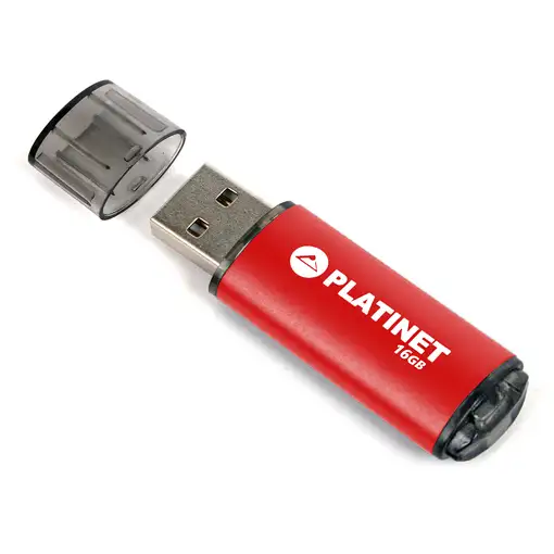 Platinet PMFE16R unidad flash USB 16 GB USB tipo A 2.0 Rojo