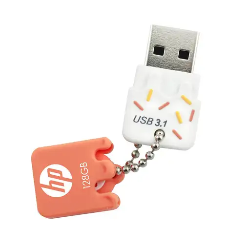 HP x778w unidad flash USB 64 GB USB tipo A 3.2 Gen 1 (3.1 Gen 1) Naranja, Blanco