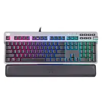 Thermaltake ARGENT K6 RGB teclado Juego USB QWERTZ Alemán Titanio